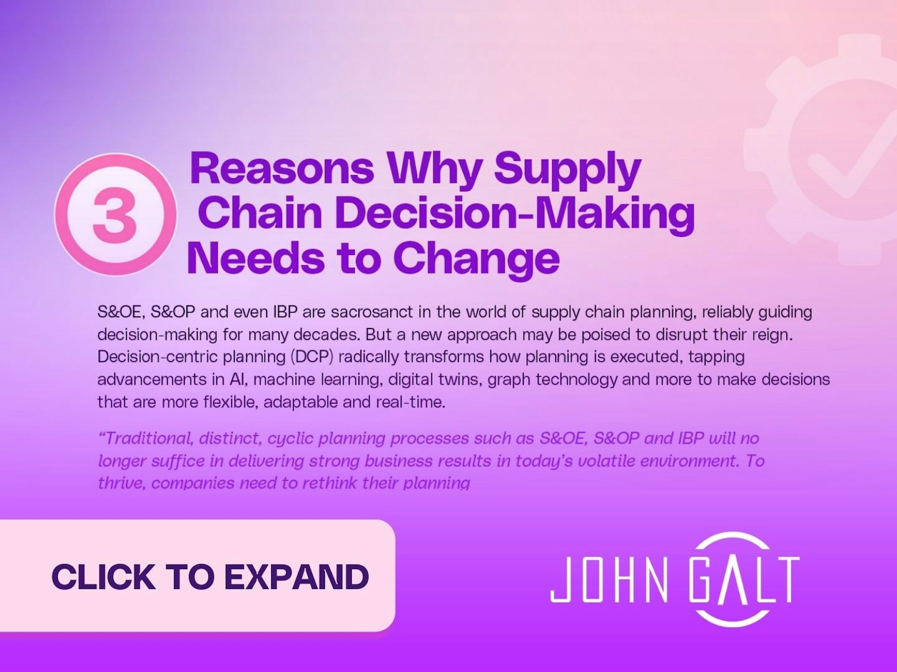 3 Reasons Why Supply Chain Decision-Making Needs to Change Thumbnail